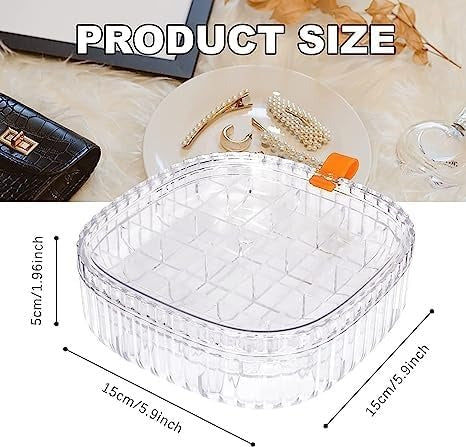 3 Layer Acrylic Transparent Jewelry Storage