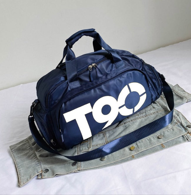 Gym Bag /Travel Duffle Bag/ Backpack with Shoes Compartment