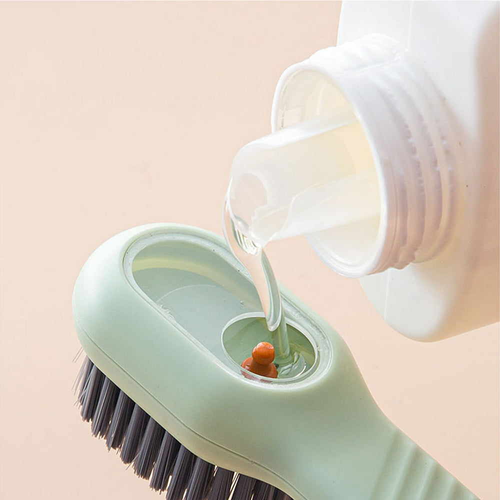 Cleaning Brush With Soap Dispenser