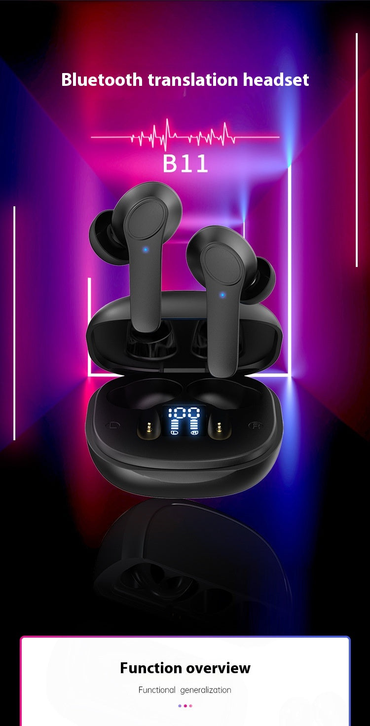 Wireless Bluetooth-compatible Translation Headphones