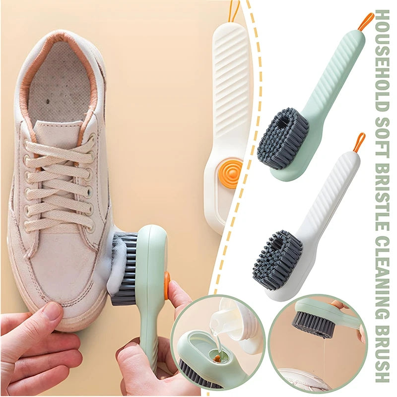 Cleaning Brush With Soap Dispenser