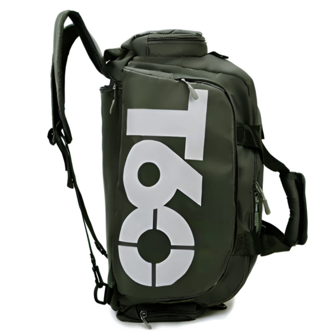 Gym Bag /Travel Duffle Bag/ Backpack with Shoes Compartment