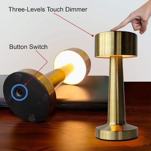 Dumbbell Shape Rechargeable Touch Lamp