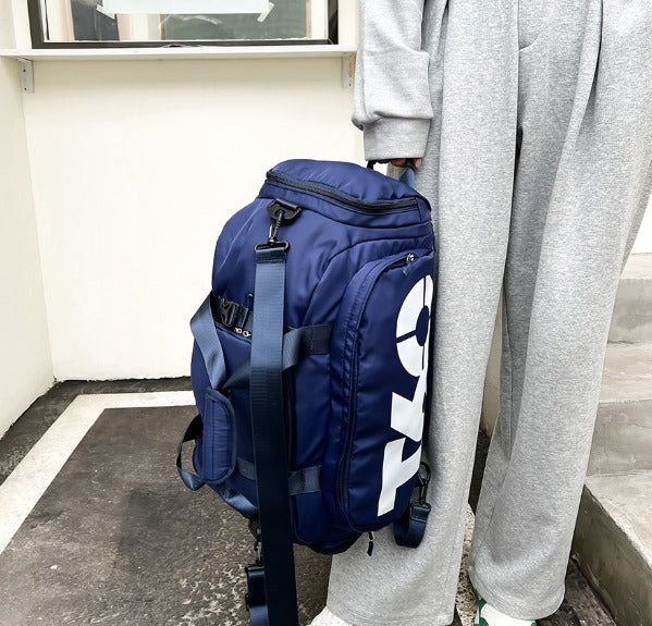 Gym Bag /Travel Duffle Bag/ Backpack with Shoes Compartment