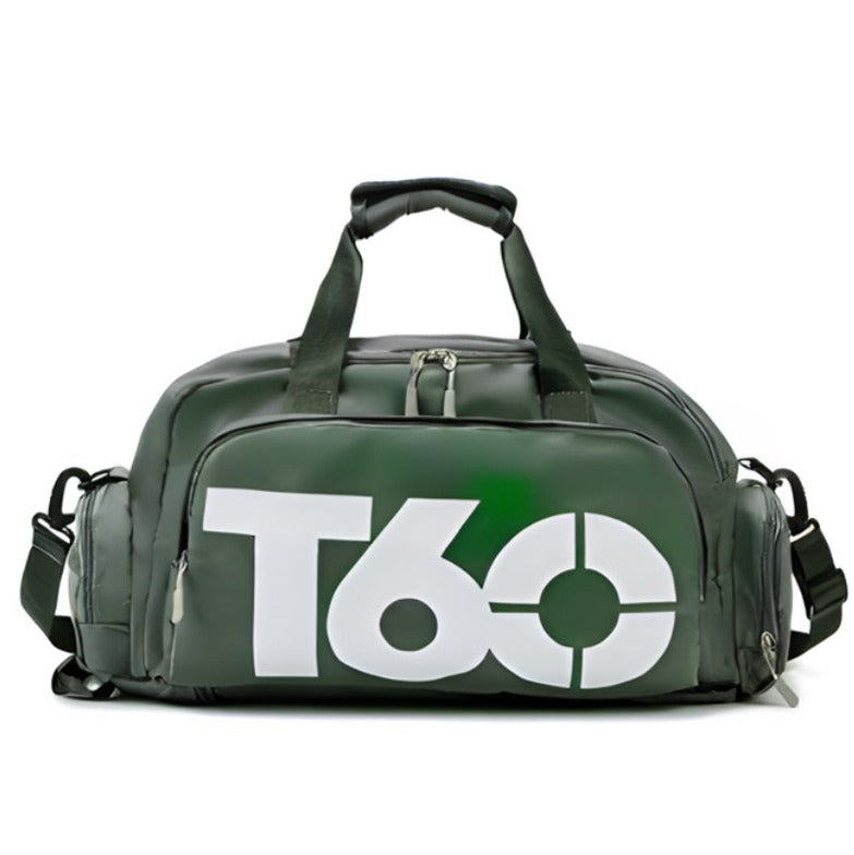 Gym Bag /Travel Duffle Bag/ Backpack with Shoes Compartment
