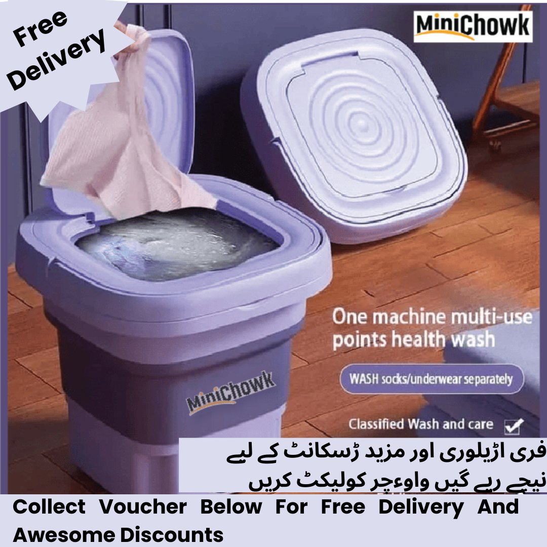 Portable washing machine with dryer